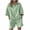 2-green two piece sets for women, variant on UPPADA Short Sets Women 2 Piece Outfits Zipper V Neck Short Sleeve Shirts and Shorts Sets Summer Going Out Sets Casual Pullover Tops Sets Gray,L