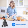 thumbnail image 3 of Sistema telefónico inalámbrico expandible Bisofice con soporte de pantalla de 3 líneas, 3 of 8