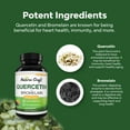 thumbnail image 2 of Natures Craft Immune Support Advanced Quercetin with Bromelain Supplement, Quercetin 500mg & Bromelain 100mg Per Serving, 180 Capsules, 2 of 9