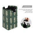 thumbnail image 3 of Yayeee Freestanding Laundry Hamper with Handle Collapsible Large Storage Basket for Clothes, Dark Green Leaves, 3 of 7