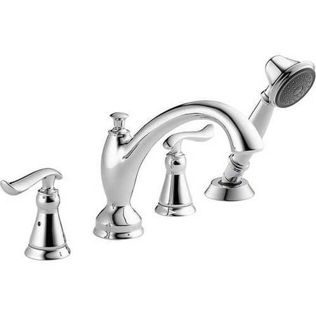 Pcs Roman Tub - Delta Linden Roman Tub Filler with Hand Shower, Available in Various Colors