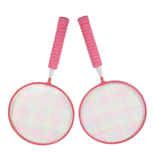 Lightweight Kids Badminton Racket, Soft Cushioning Shock Absorbing Hand Grip Children Badminton Set with 3 Shuttlecocks for 3 to 12 Years Old