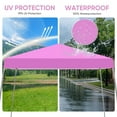 thumbnail image 3 of Ainfox 8 x 8 ft Pop up Canopy Tent, Instant Slant Outdoor Gazebo for Beach, Sun Shade,Outdoor Activies,Pink, 3 of 7
