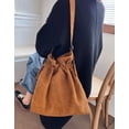 thumbnail image 3 of CoCopeaunts Corduroy Tote Bag Women Large Satchel Bag Shoulder Bag Stylish Crossbody Bag Bucket Bag Tote Handbag Cute Hobo Bag 2022, 3 of 5