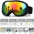 thumbnail image 2 of Lunettes de Ski à Double Couche avec Design de Lentille Anti-Buée et Protection UV pour Hommes et Femmes, 2 of 7
