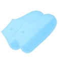 thumbnail image 4 of EeaseMX 1 par de protectores de zapatos impermeables de silicona, fundas duraderas para exteriores, talla M, azul, 4 of 7