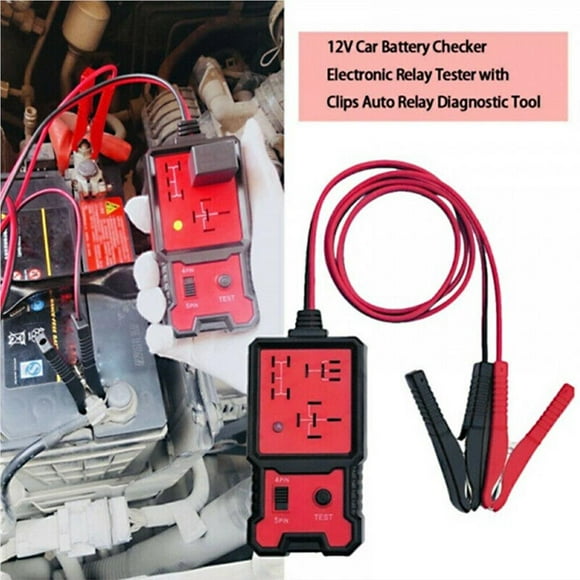 Langgg Automotive Relay Tester Portable 12V Car Relay Tester Relay Test Tool for Most Relay Detection