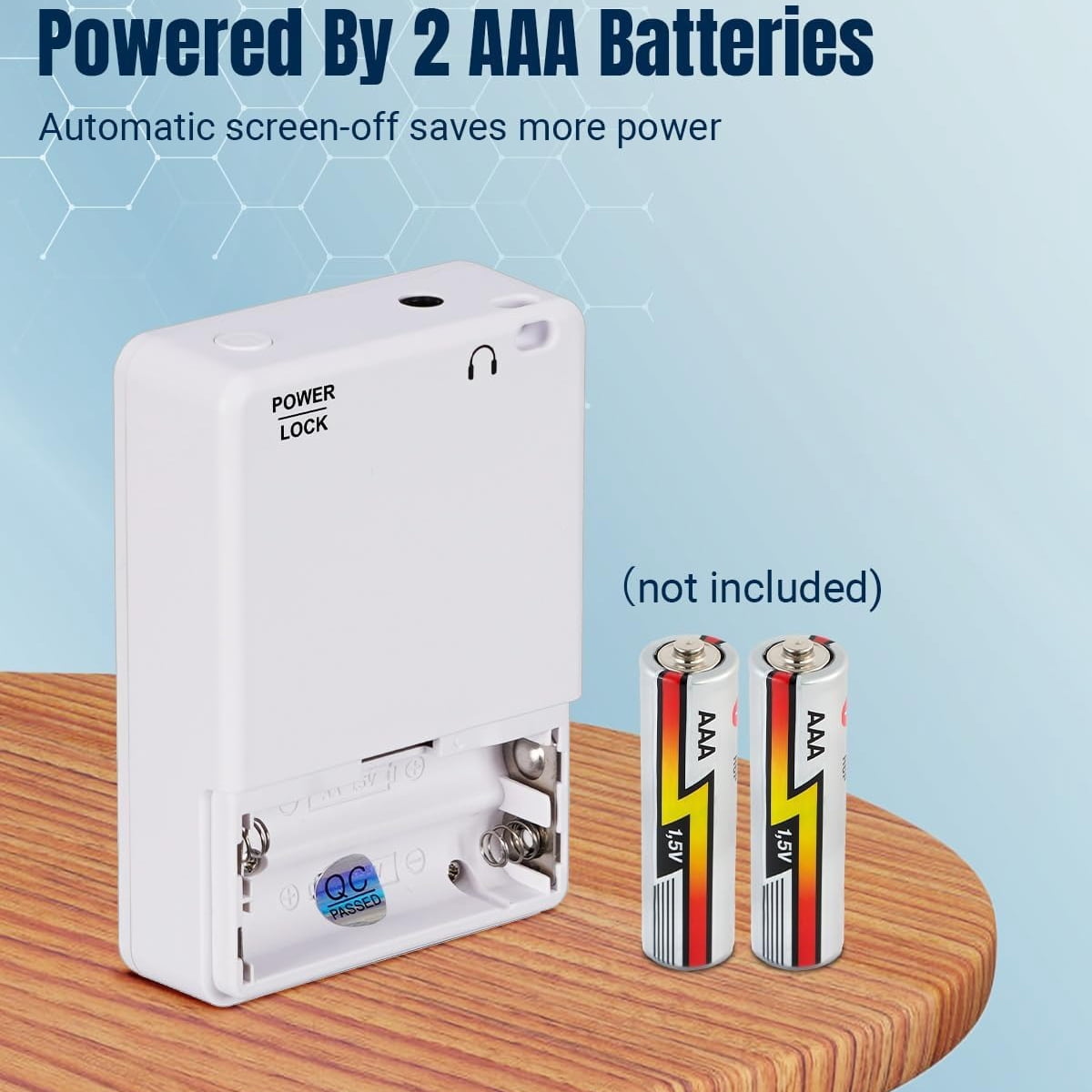 Pocket AM FM Radio Portable with Stereo Earphone, Battery Operated Radio by 2 AAA, Manual Preset, Large Screen, Lock Key Walkman Radio, Sleep Timer, Mini Radio, Digital Radio(No Speaker)