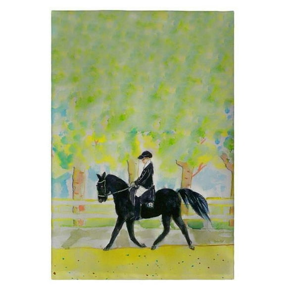 Black Horse & Rider Guest Towel - 20 x 20 in.