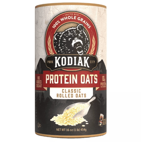 Kodiak Protein-Packed Classic Rolled Oats, 16 oz Canister