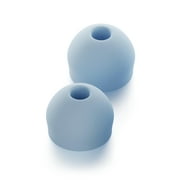 CURVD XXS Earplug Tips Replacement Set: Soft Flexible Silicone Noise-Reducing Eartips (Blue)