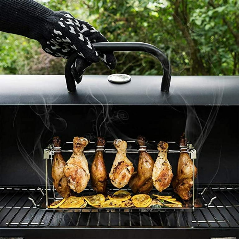 Grill Rack Stainless Steel Rack Chicken Leg For - Temu