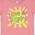 thumbnail image 4 of Inktastic I Love my Pappy- sun and rainbow letters Boys or Girls Baby T-Shirt, 4 of 5