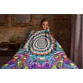 thumbnail image 4 of Bed Fleece Blanket Abstract Throw Blankets for Couch Mysterious Mushroom Blankets Lightweight Soft Blankets for Adult and Kids 60×80 inches, 4 of 7