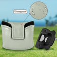 thumbnail image 6 of Haosy Sage Green Golf Mallet Putter Cover Strong Magnetic Leather Golf Club Headcover Closure, 6 of 7