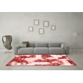 thumbnail image 3 of Ahgly Company Machine Washable Indoor Rectangle Abstract Red Modern Area Rugs, 7' x 10', 3 of 4