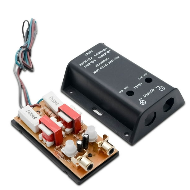 Rca converter for car stereo outlet