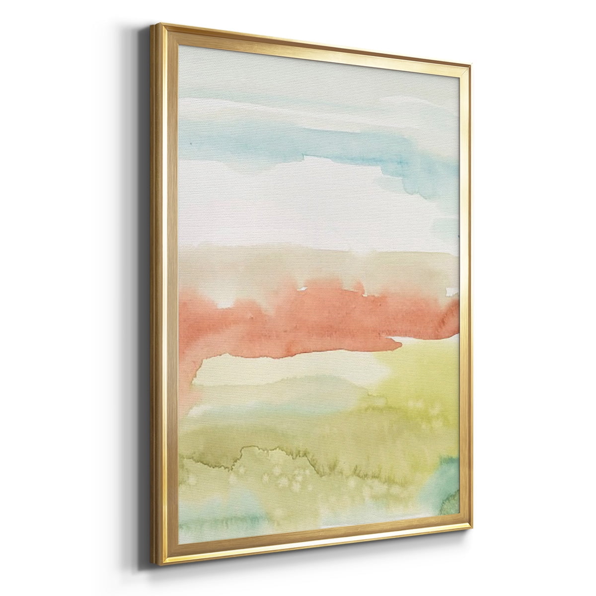 Blushing Sunrise II Premium Framed Print, in Gold, Black, or Silver - Ready to Hang