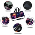 thumbnail image 2 of Jellyfish Gym Bag, Luggage Bag, Carry on Bag: Versatile Travel Tote, Size 17.7 Inches, with Interior Zipper Pocket & Large Capacity., 2 of 6