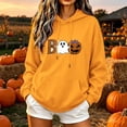 thumbnail image 2 of DIOAZUD Women's Halloween Sweatshirts Plus Size Ghost Print Pullover Hoodies Vintage Going Out Long Sleeve Shirt Tops Halloween Costumes, 2 of 6