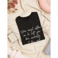 thumbnail image 3 of Allow Me To Tell How Ardently I Love You Mr. Darcy Quote Women Black T-Shirt, Female x-Large, 3 of 4