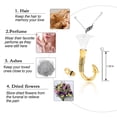 thumbnail image 5 of Constantlife Fishing Hook Cremation Jewelry for Ashes Holder Necklace Memorial Jewelry Urn Neckless Lockets For Human / Pet Ashes, 5 of 6