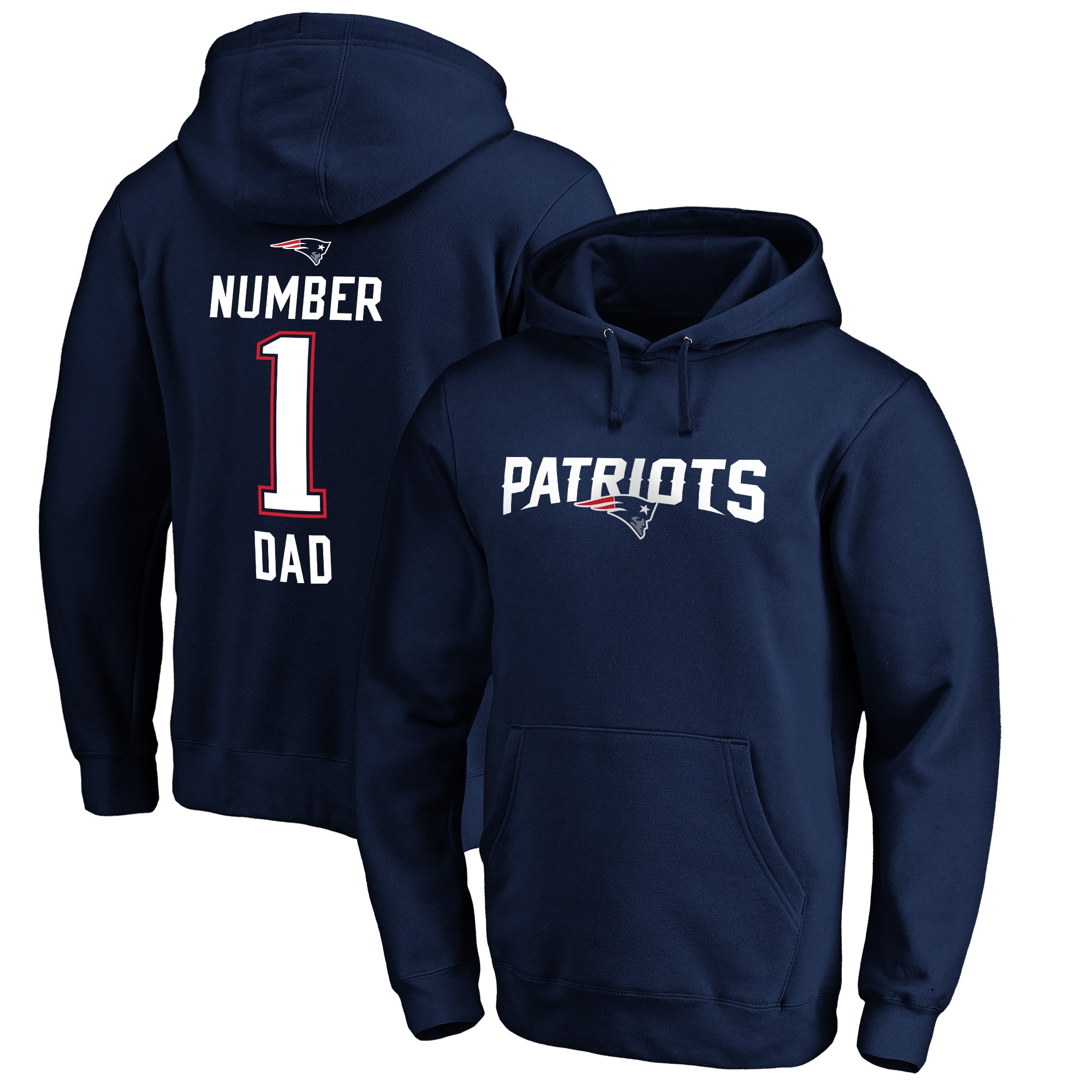 Men's NFL Pro Line by Fanatics Branded Navy New England Patriots Iconic  Collection Fade Out Pullover Hoodie - Walmart.com