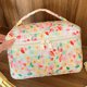thumbnail image 5 of Bolsa de maquillaje acolchada Likrtyny para mujer con cremallera Cereza, 5 of 9