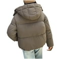 thumbnail image 6 of Sriper Womens Padded Jacket Zip up Stand Collar Windproof Thermal Quilted Coats Long Sleeve Thick Warm Down Coat Soild Color Fashion Casual Winter Outerwear Snow 2025 Trendy Clothes Fit Going Out, 6 of 6