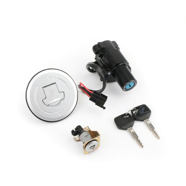 Gokuman Ignition Switch Fuel Gas Cap Seat Lock Key Set Gokuman Ignition Switch Fuel Gas Cap Seat Lock Key Set