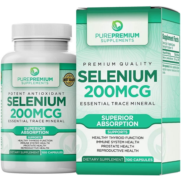 Selenium by PurePremium Supplements Maximum Strength NonGMO