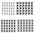 thumbnail image 1 of 120 piezas de arañas de plástico realistas, 4 tamaños, arañas pequeñas, juguetes negros falsos, accesorios de broma de Halloween para decoraciones de fiesta en casa, 1 of 6