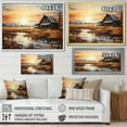 thumbnail image 4 of Designart "Dusk Scenery at the Barn I" Farmhouse Canvas Wall Art, 4 of 5