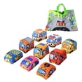 thumbnail image 2 of Soft Cars Toy Fine Motor Skill Game with Play Mat Kid Toy Cars Soft Baby Toy Set, 2 of 9