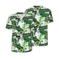 thumbnail image 3 of Daiia Football 7 Mens Baseball Jersey Button Down Shirts Short Sleeve Sports Uniforms-4X-Large, 3 of 9