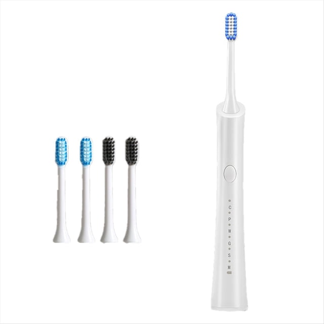 Cepillo de Dientes Eléctrico para Adultos Cepillo de Dientes Eléctrico para Niños Cepillo de Dientes Eléctrico de 6 Modos Cepillo de Dientes con Batería Recargable,A
