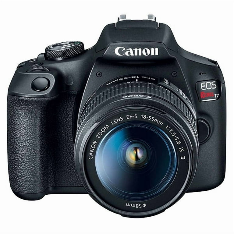 Canon EOS Rebel T7 Camera W/ 18-55mm and EF-S 55-250mm Lens