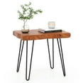thumbnail image 1 of Costway 1 PC Rectangular End Table Accent Side Reclaimed Indonesia Teak Wood Plant Stand Patio Rustic, 1 of 10