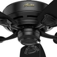 thumbnail image 6 of Hunter 48 inch Outdoor or Indoor Ceiling Fan No Light - Black Ceiling Fan without Light, Standard Mount, For Patio, Porch, Garage, or Living Room, 5 Blades, Pull Chain - Sea Wind 53351, Matte Black, 6 of 9