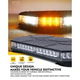 thumbnail image 2 of Barra de luces LED estroboscópicas para techo LUMENIX, color blanco ámbar, 2 of 6