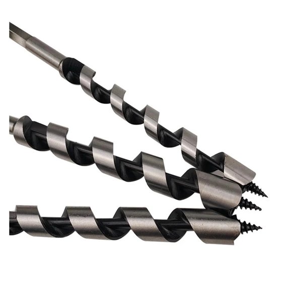 6pcs/set 230mm Long High Carbon Steel Spiral Drill Bits, Woodworking Masonry Woodworking Drill Set 10-20mm For Woodworking