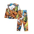 thumbnail image 2 of Lsque Scooby-Doo Pattern Long Sleeve Pajama Set for Women - Soft 2-Piece Sleepwear and Loungewear Set with Pockets, Comfy Nightwear, 2 of 8