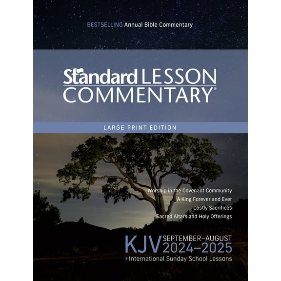 Pre-Owned KJV Standard Lesson Commentary(r) Large Print Edition 2024-2025 (Paperback) 0830786635 9780830786633