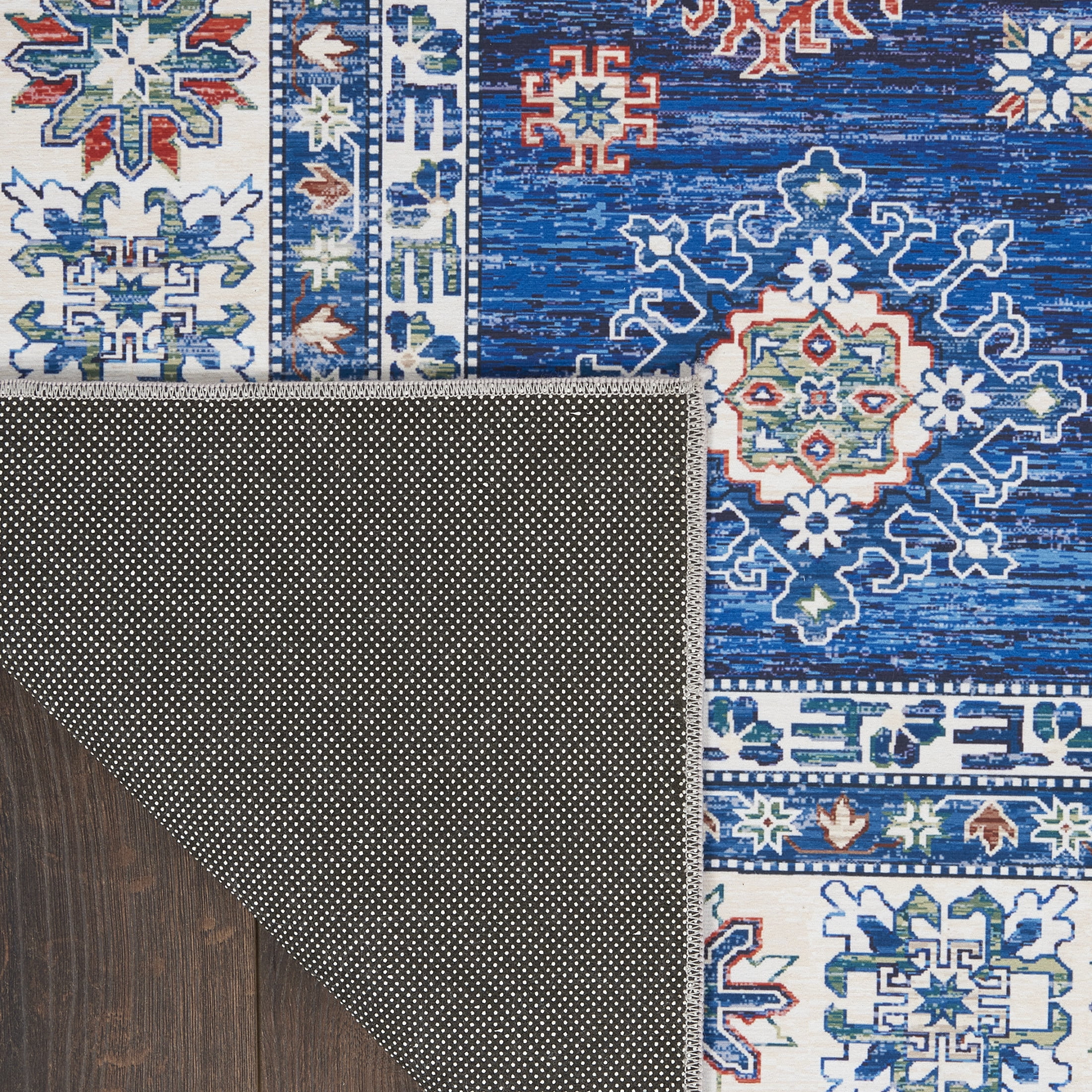 Nourison Fulton Vintage Blue 7'10" x 9'10" Area Rug (8x10)