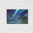thumbnail image 3 of Luxe Metal Art 'Northern Lights In The Lofoten Islands Norway 2' by Luxe Portfolio, Metal Wall Art, 16"x12", 3 of 9