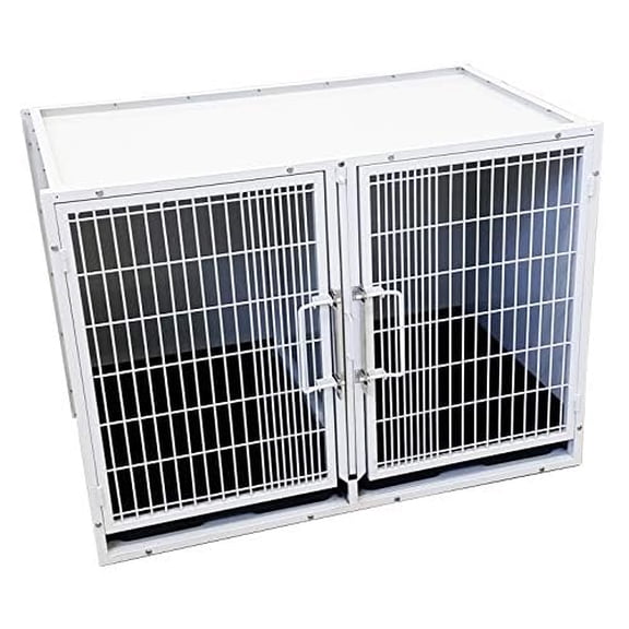 43" W x 32" H x 26" D Large Powdercoated Cage Bank
