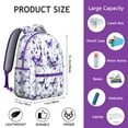 thumbnail image 6 of Stylish Small Backpack for School with Colorful Butterfly and Tropical Flowers, Lightweight Travel Backpack for Daily Commute, 6 of 6
