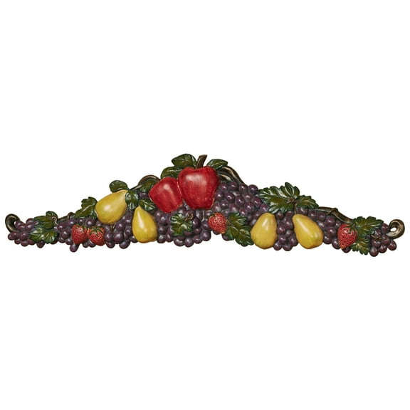Tuscan Fruit Decorative Topper Multi Jewel