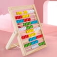 thumbnail image 4 of Herramienta de clásica de de madera con colores Juego de pensamiento de Juguetes interactivos aprendiendo áticas para niñas Regalos 20x15.5cm Baoblaze Marco de número de conteo, 4 of 8