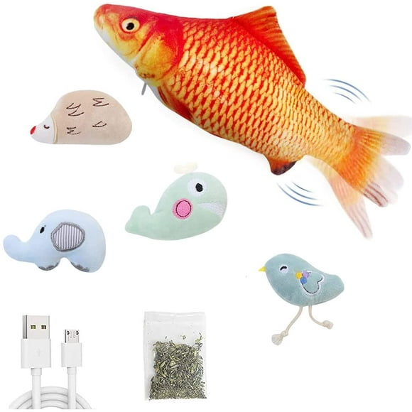 Flopping Fish Dog Toy - Teething Chew Kitten Toys - Chotatuna Floppy Fish Dog Toy - Interactive Cat Toy - Cat Toys for Indoor Cats - Catnip Toys Kitten Supplies - Gift Catnip
